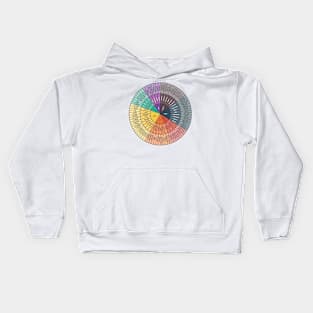 Wheel Of Emotions Kids Hoodie